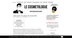 Desktop Screenshot of lecosmetologue.com